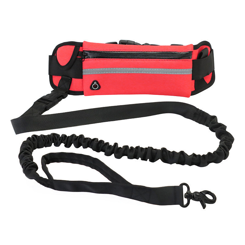 Hands-Free Running Dog Leash Belt – Shock-Absorbing, for Large Dogs
