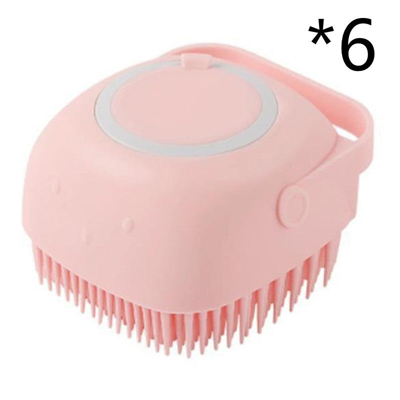 2-in-1 Silicone Pet Grooming Brush