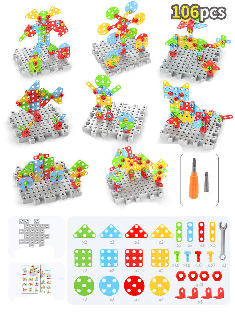 Creative Building Block Set – Educational STEM Construction Kit for Kids