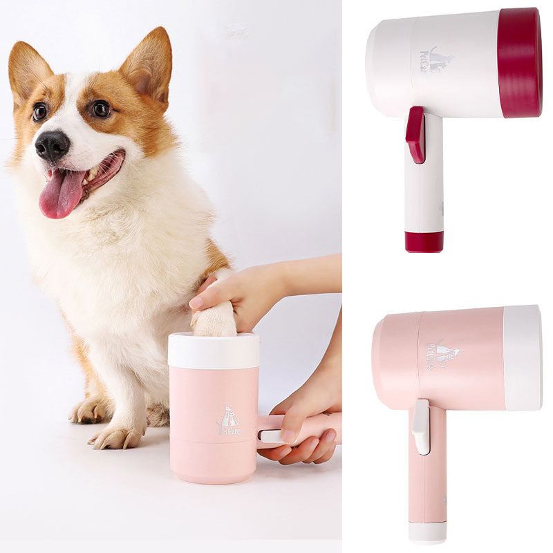 Pet Paw Cleaner Cup – Soft Silicone Brush