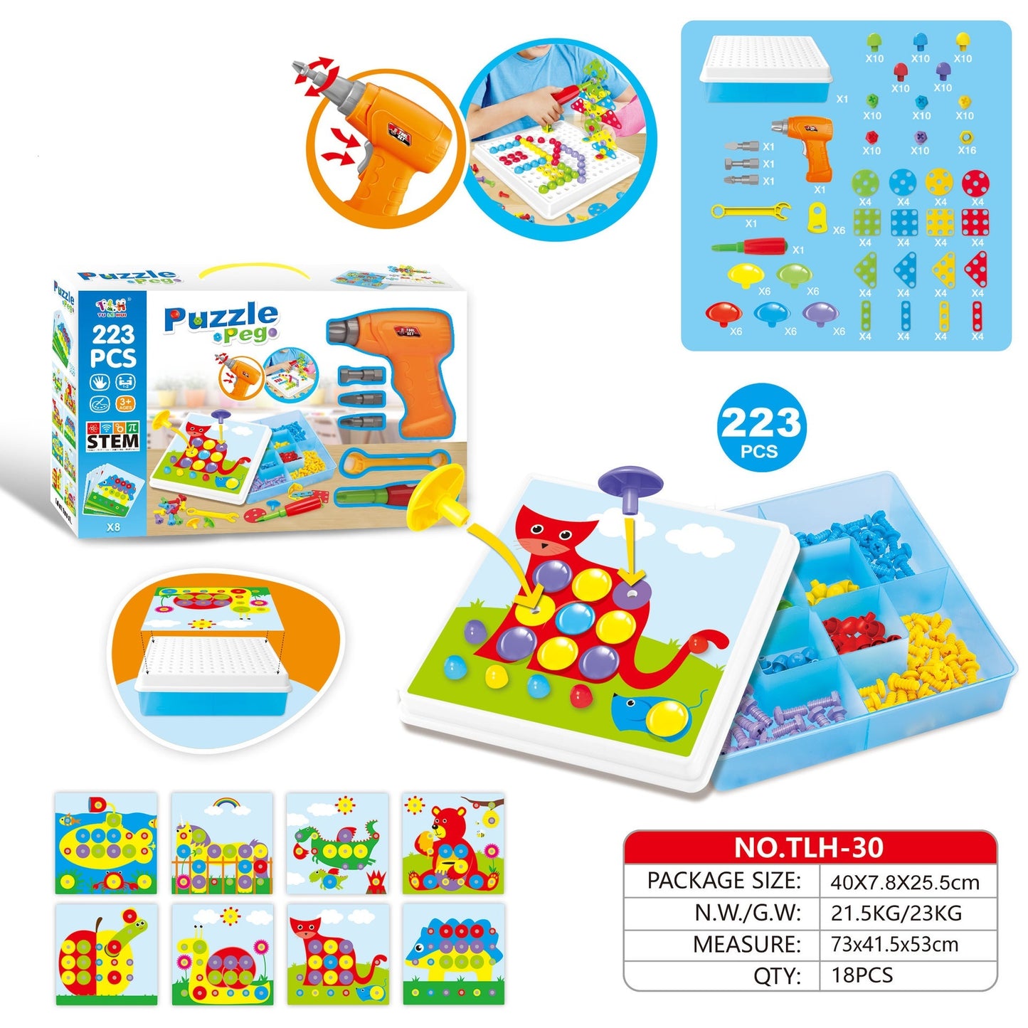 Creative Building Block Set – Educational STEM Construction Kit for Kids