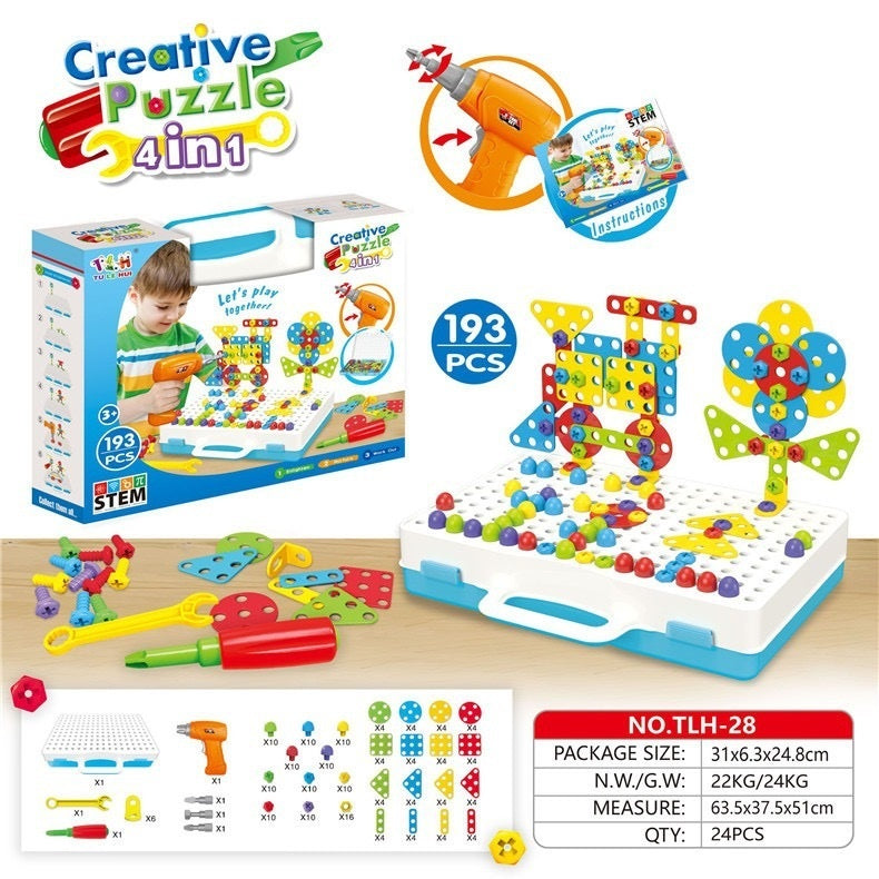 Creative Building Block Set – Educational STEM Construction Kit for Kids