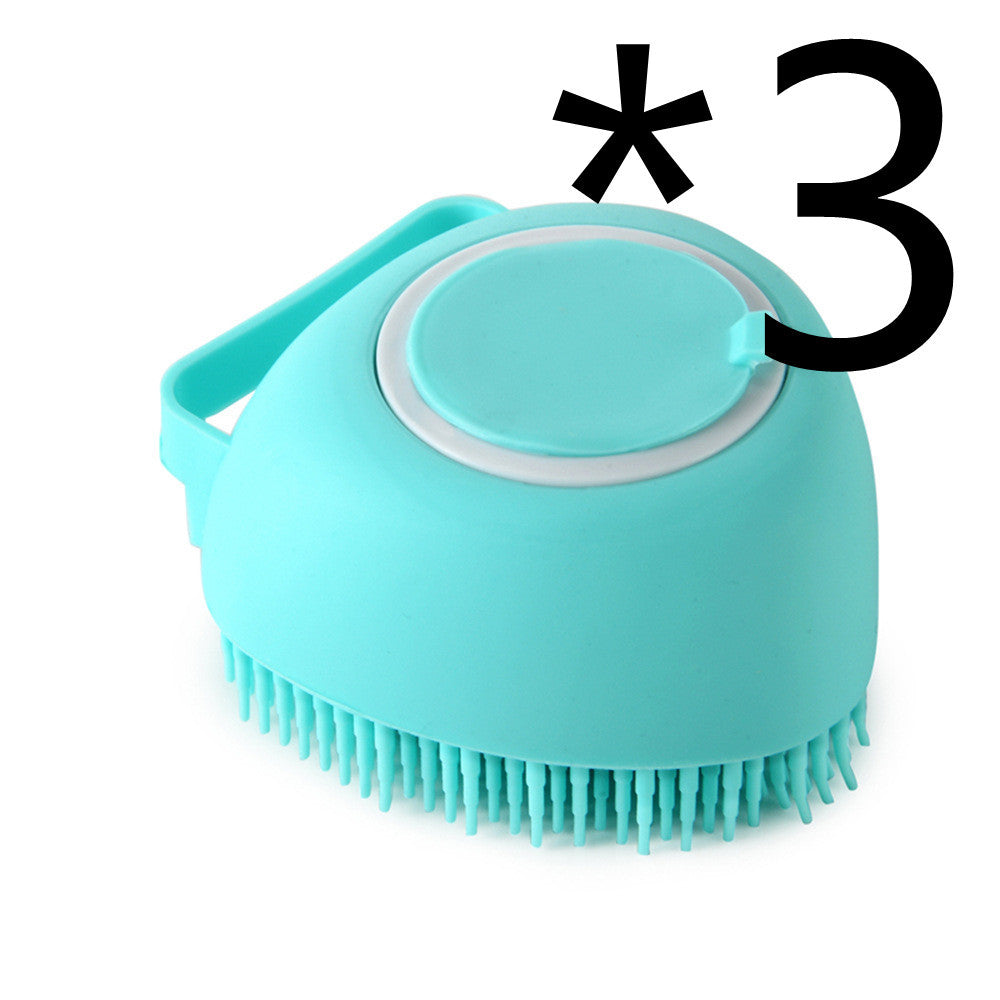 2-in-1 Silicone Pet Grooming Brush