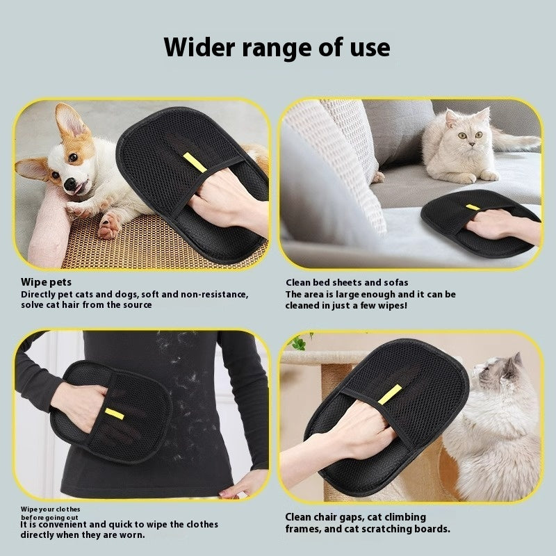 Deshedding Grooming & Pet Hair Cleaning Glove