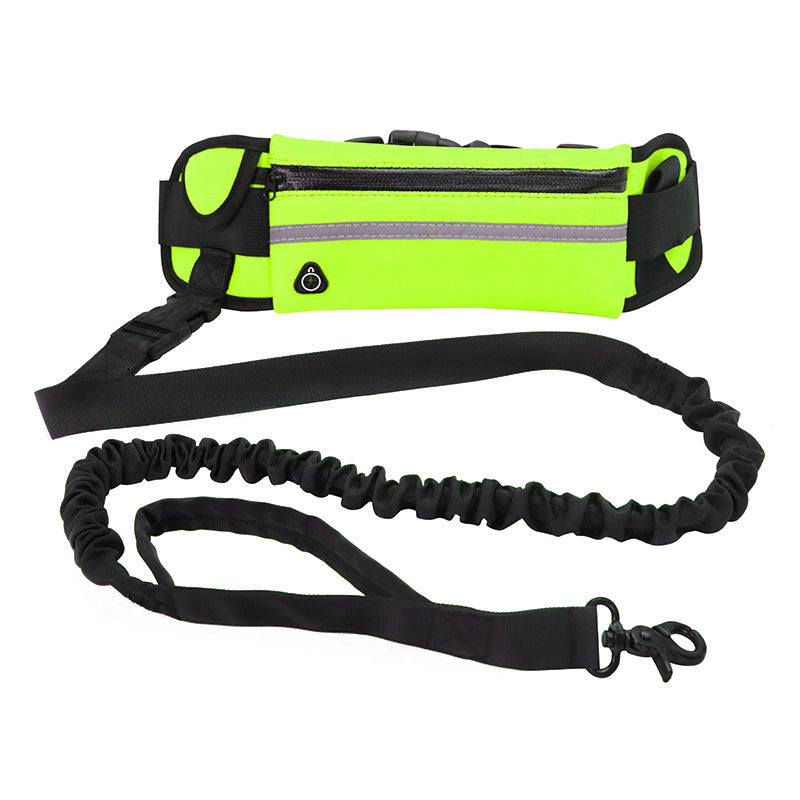 Hands-Free Running Dog Leash Belt – Shock-Absorbing, for Large Dogs