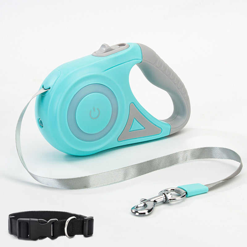 Automatic Retractable Dog Leash & Collar Set – Durable Traction Rope for Small & Medium Pets