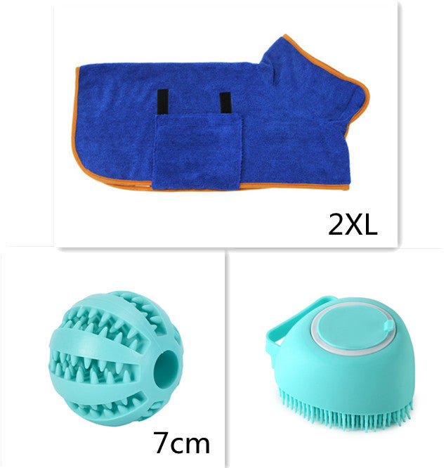 2-in-1 Silicone Pet Grooming Brush