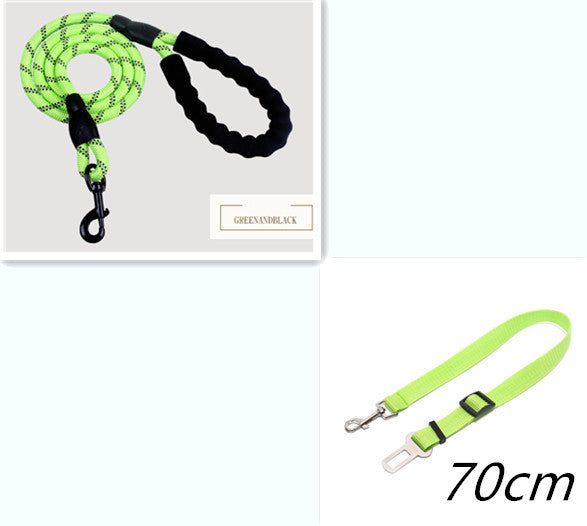 Reflective Nylon Dog Leash – Durable Rope for Walking & Training