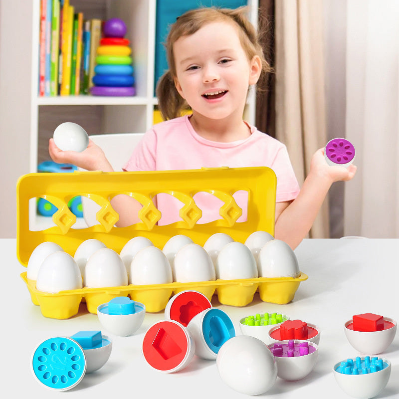Montessori Smart Egg Toy – Shape Matching & Learning Game for Kids