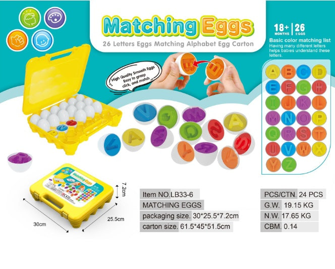 Montessori Smart Egg Toy – Shape Matching & Learning Game for Kids