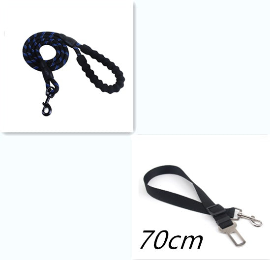 Reflective Nylon Dog Leash – Durable Rope for Walking & Training
