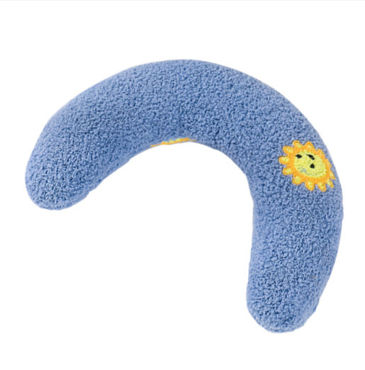 U-Shaped Cat Pillow – Soft, Sounding Sleep Cushion for Neck Support & Deep Rest