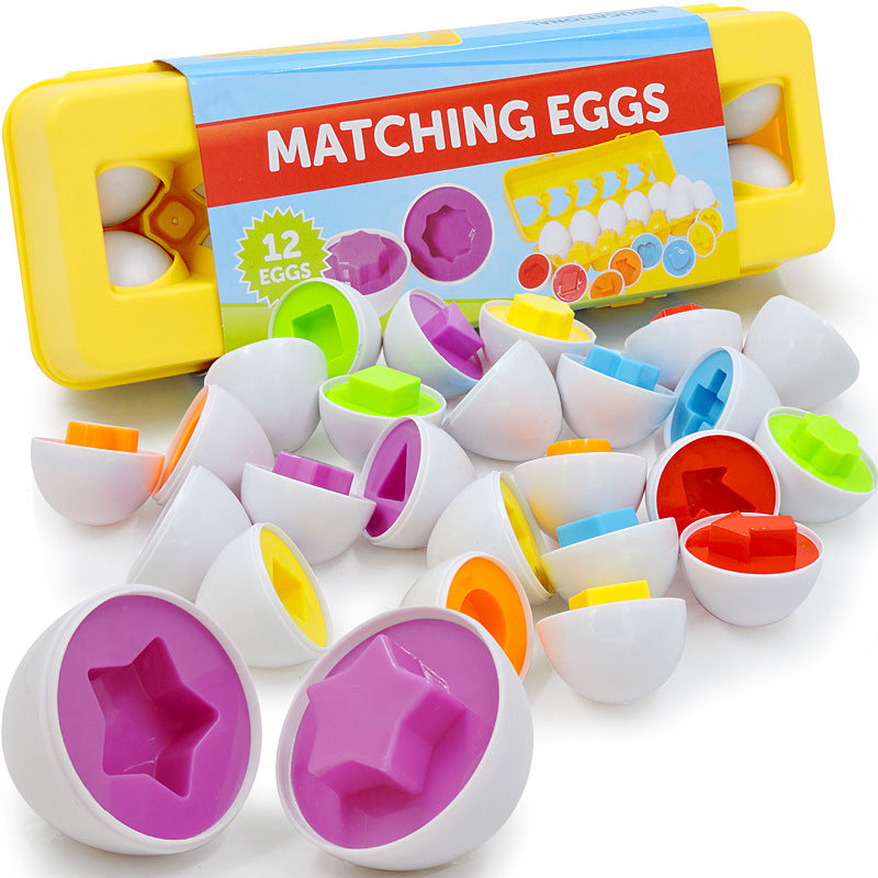 Montessori Smart Egg Toy – Shape Matching & Learning Game for Kids