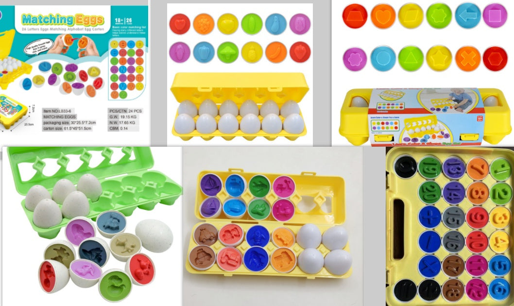 Montessori Smart Egg Toy – Shape Matching & Learning Game for Kids