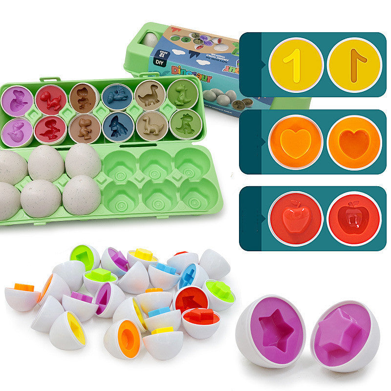 Montessori Smart Egg Toy – Shape Matching & Learning Game for Kids