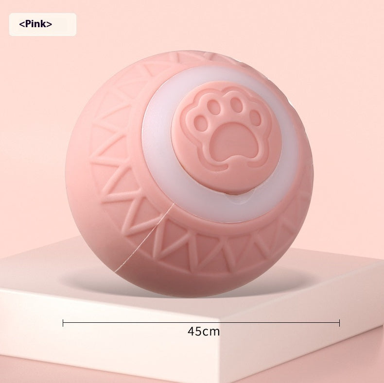 Smart Automatic Rolling & Bouncing Cat Toy – Self-Moving Indoor Kitten Ball