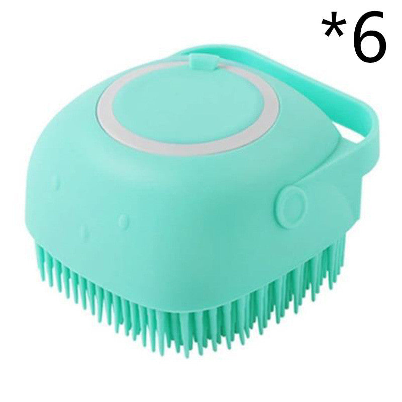 2-in-1 Silicone Pet Grooming Brush