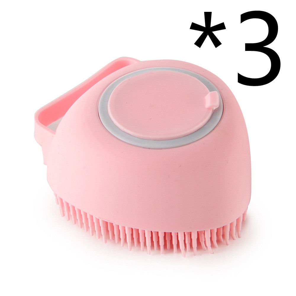 2-in-1 Silicone Pet Grooming Brush