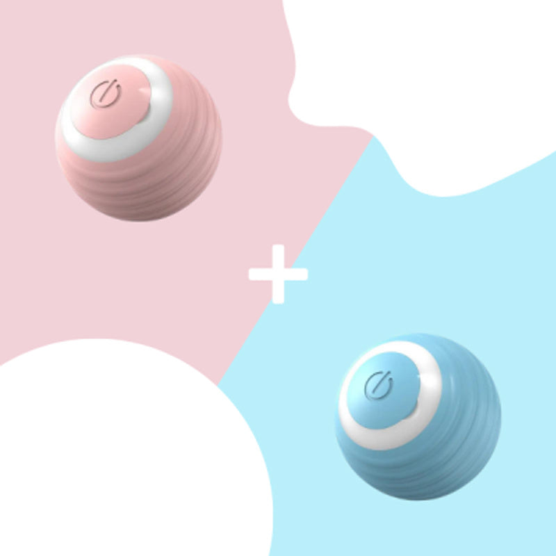 Smart Automatic Rolling & Bouncing Cat Toy – Self-Moving Indoor Kitten Ball